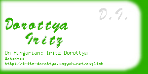 dorottya iritz business card